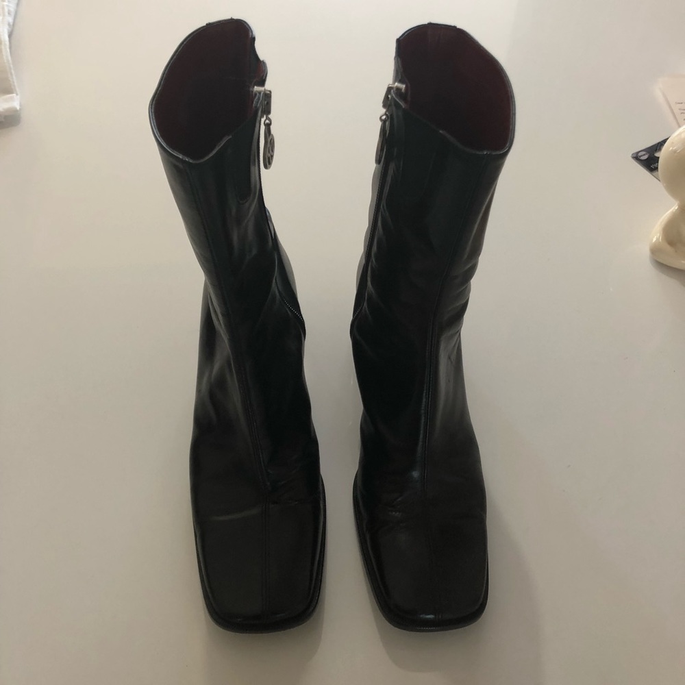 Women’s Donald Pliner Leather Boots - Black